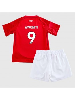 Nottingham Forest Taiwo Awoniyi #9 Replika Hemmakläder Barn 2024-25 Kortärmad (+ byxor)